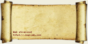 Jakov Mošorinac vizit kartica